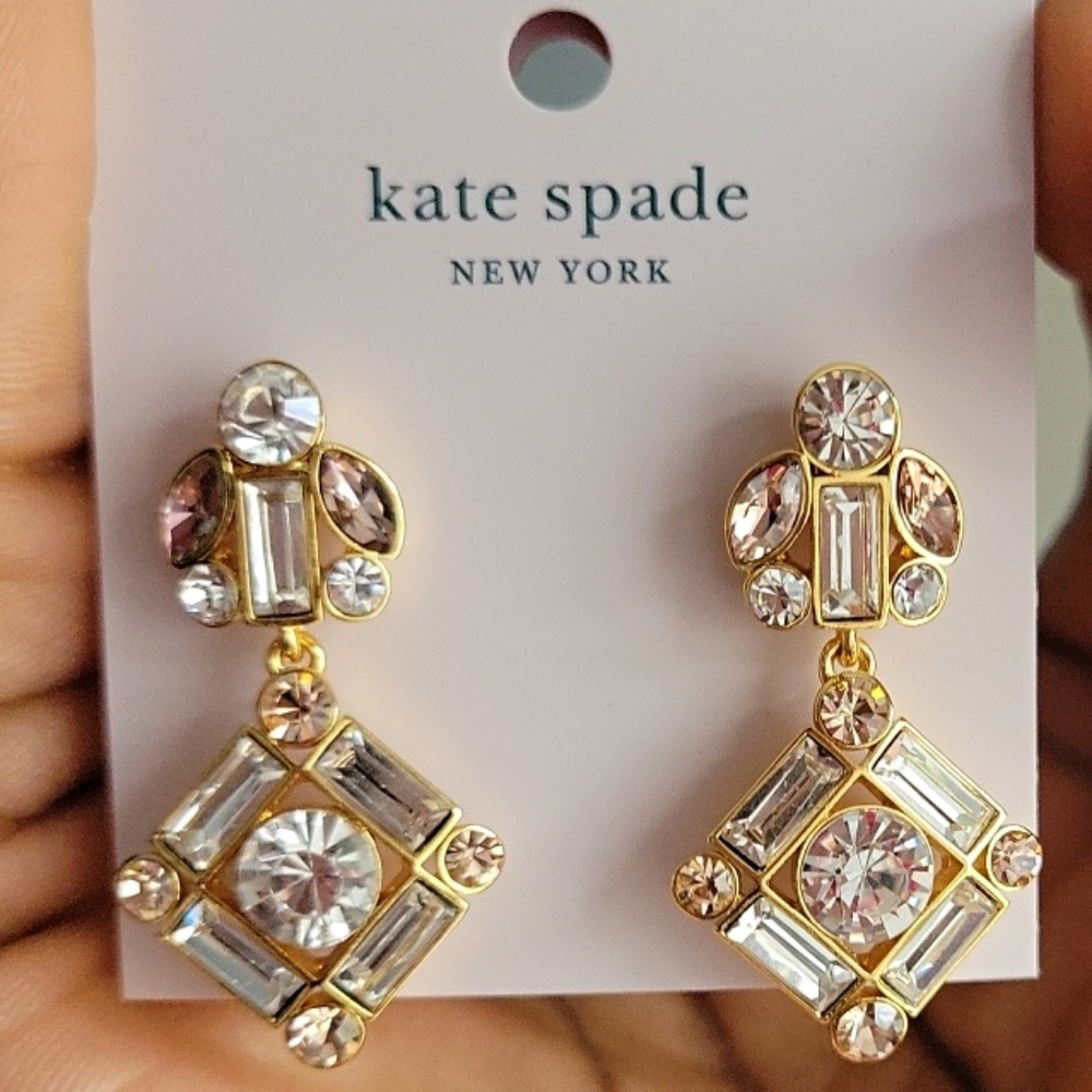 New Kate Spade Cocktail and Conversation Drop Earrings - Picture 3 of 7